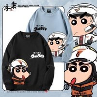 ((No Velvet) Crayon Shin-Chan Đồng Thương Hiệu Thế Hệ Đầu Tiên Ultraman Anime Hàng Hóa Jack Áo Cặp Đôi Mặc Hoạt Hình Mùa Hè Tròn