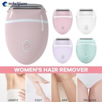 Nobeljiaoo Nữ Điện Máy Cạo Râu Bikini Nách Chân Mặt Tẩy Lông Tông Đơ Toàn Thân Depilador Máy Cạo Râu An Toàn E2K4