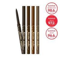 (Nobox) KISS ME - Chì kẻ mắt Long Stay Smooth Gel Pencil Liner (02 Dark Brown)