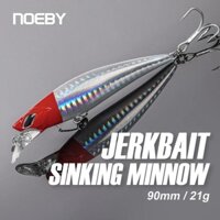 Noeby Hàng Mới Về 9cm 21g Chìm Minnow Mồi Câu Cá Nhân Tạo Wobblers NBL9496