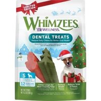 🇺🇸Noel 2023- Xương gặm trị hôi miệng bảo vệ nướu sạch răng cho chó Whimzees Dental Treats phiên bản giới hạn 180g