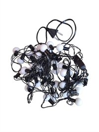 NOEL Dây Đèn Led Bi Đục Vàng Nắng Dây Đen 10M SP012019 (Dây)