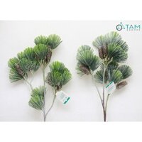 [NOEL-GIÁNG SINH-CÓ HỎA TỐC] Cành cây thông dầu giả có trái Vintage HOA-CHG-85