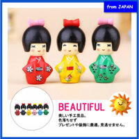 NOELAMOUR Kokeshi Dolls Japanese Dolls Kimono Dolls Small Dolls Figurines Foreigners Gifts Souvenir Decoration Decoration (Set of 6 Colors and 6 Pieces) Accessories figure direct Japan