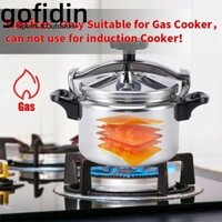 Nồi áp suất cao GOFIDIN, Nồi Gas nhôm dung tích lớn, Nồi chống nước sốt 2,5-11L đa chức năng