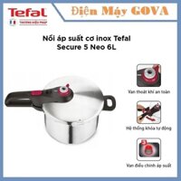 Nồi Áp Suất Cơ Inox Tefal Secure 5 Neo 6L