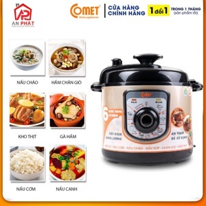 Nồi áp suất điện cơ Comet CM6156 (CM6156C) - nồi đa năng, 6.0 lít