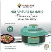 NỒI ÁP SUẤT ĐA NĂNG CHEF&CHEF CH-689VN/ KAISA VILLA KV-9031 MẪU MỚI 2021.