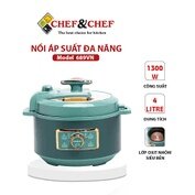 Nồi áp suất đa năng CHEF&CHEF 689VN dung tích 4 Lít bảo hành 12 tháng