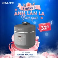 Nồi áp suất đa năng lòng inox dung tích 5L KALITE KPC5001,công suất 900W,14 tính năng bảo vệ, BH 12 tháng