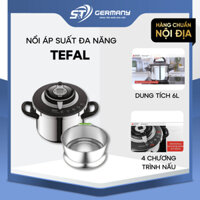 Nồi Áp Suất Đa Năng Nội Địa Đức Tefal P4220745 Nutricook Dung Tích 6L Kèm Giỏ Hấp Tiết Kiệm Thời Gian GermanySnT 250022