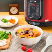 Nồi áp suất đa năng, Nồi hầm điện SATO 6AS013, Dung Tích 6L. Bảo Hành 12 Tháng.