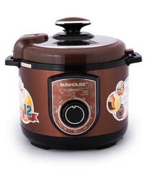 Nồi áp suất điện cơ Sunhouse SH1550 (SH-1550) - 5.0 lít, 900W
