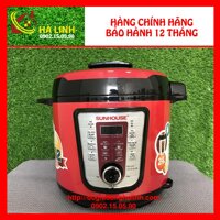 NỒI ÁP SUẤT ĐA NĂNG SUNHOUSE SHD1767 -  Nồi áp suất điện dung tích 6 lít Có ảnh Video thật