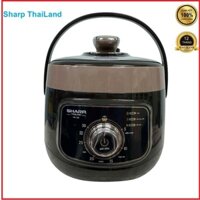Nồi áp suất điện 3 lit nắp liền chính hãng Sharp Thailand,Lòng nồi chống dính vân đá,công suất  700w
