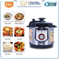 Nồi Áp suất điện 6L COMET - CM6151 - Hàng Chính Hãng Bảo Hành 12 Tháng