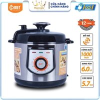 Nồi Áp suất điện 6L Comet CM6151 - Hàng Chính Hãng