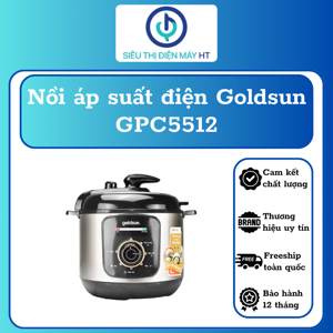 Nồi áp suất điện 6L Goldsun GPC5512