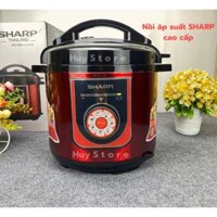 Nồi áp suất điện 6L Sharp đa năng thương hiệu Thái Lan, Nồi áp suất điện Sharp an toàn ninh kỹ và nhanh dừ .