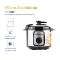 Nồi áp suất điện cơ 5L Goldsun công suất 900W