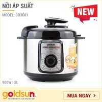 Nồi áp suất điện cơ Goldsun CD3601 (5L) - Bảo hành 12 tháng