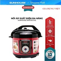 Nồi áp suất điện đa năng 5L SUNHOUSE SHD1755