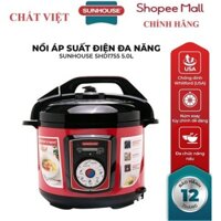 Nồi áp suất điện đa năng 5L SUNHOUSE SHD1755