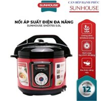 Nồi áp suất điện đa năng 5L SUNHOUSE SHD1755