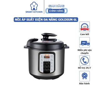 Nồi áp suất điện đa năng Goldsun CD4701 - 6L