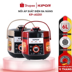 Nồi áp suất điện đa năng Kipor KP-AS351 - 6L