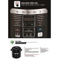 Nồi áp suất điện đa năng Tefal Home Chef CY601868 - Dung Tích 6L 1000W - Bảo Hành 24 Tháng