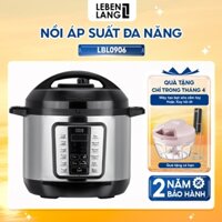 Nồi Áp Suất Điện Đa Năng LEBENLANG LBL0906, 1000W - 6L, Công Nghệ Ninh Hầm Tốc Độ Siêu Nhanh, Tiết Kiệm Thời Gian