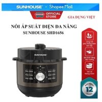 Nồi áp suất điện đa năng Sunhouse SHD1656 | Dung tích 6L | Công suất 900W