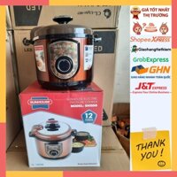 Nồi Áp Suất Điện Đa Năng SUNHOUSE SHD1550 - Hầm Gà Nguyên Con - Van Xả Tự Động - Nấu Cơm Canh Đa Năng, Bảo Hành 12 Tháng