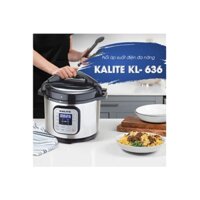 Nồi áp suất điện kalite kl636 dung tích 6lít với 10 chế độ nấu