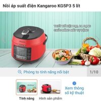 Nồi áp suất điện kangaroo KG5P3 5 lít