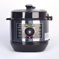 Nồi Áp Suất Điện Lòng Niêu Bennix BN- 60P Dung Tích 6L, Nồi Điện Nấu Đa Năng Hầm Xương Kho Cá Nấu Cơm Nấu Cháo