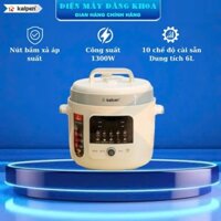 Nồi áp suất điện lòng nồi Inox 6L Kalpen P5 (✈ĐC2 : 5c Miếu Hai Xã ☎️ : 0️⃣9️⃣8️⃣4️⃣7️⃣0️⃣4️⃣7️⃣0️⃣8️⃣)