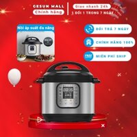 Nồi áp suất điện mini đa năng gesun nhiều chế độ nấu hầm dung tích 5,7L an toàn tiết kiệm điện