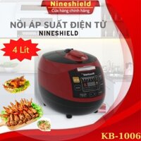 Nồi áp suất điện NINESHIELD KB-1006, Nồi áp suất đa năng, Nôi cơm điện đa năng 5L 900W thương hiệu Nhật