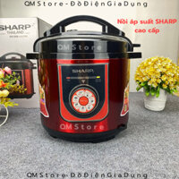 Nồi áp suất điện Sharp dung tích 6L chuẩn cao cấp , Nồi áp suất điện Sharp Thái Lan đa năng QM Store
