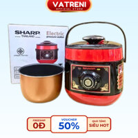 Nồi Áp suất Điện SHARP KS-132- Dung Tích 3.2L, Thiết kế nhỏ gọn, Siêu Tiết Kiệm Điện - VATRENI