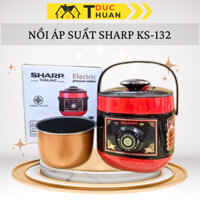 Nồi Áp Suất Điện SHARP KS-132- Dung Tích 3.2L, Thiết kế nhỏ gọn, Siêu Tiết Kiệm Điện - ĐT HOME