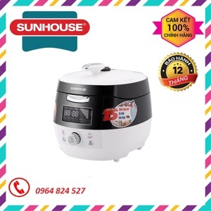 Nồi áp suất điện Sunhouse SHD1858BW (SHD-1858BW) - 5 lít