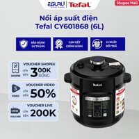 Nồi áp suất điện Tefal CY601868 (6L) | CY638868 (5L) - Đa dạng chức năng nấu- BH Chính Hãng 24 Tháng