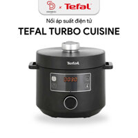 Nồi áp suất điện tử 5 lít Tefal Turbo Cuisine 900W lòng nồi hình niêu dày, 10 chức năng nấu tự động
