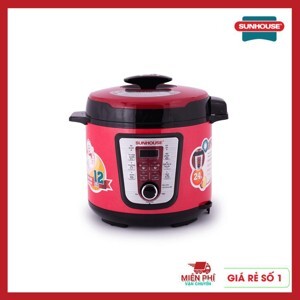 Nồi áp suất điện tử đa năng Sunhouse SHD1767 (SHD-1767) - 6.0 lít