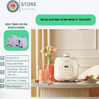 Nồi Áp Suất Điện Tử Mini BEAR 2L YLB-A20X2 Hàng Chính Hãng- Bảo Hành 12 Tháng