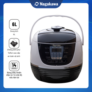 Nồi áp suất điện tử Nagakawa NAG0206 - 6L
