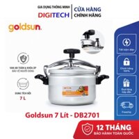 Nồi Ấp Suất Goldsun 7 Lít - DB2701 - [ Cam kết hàng chính hãng 100%]